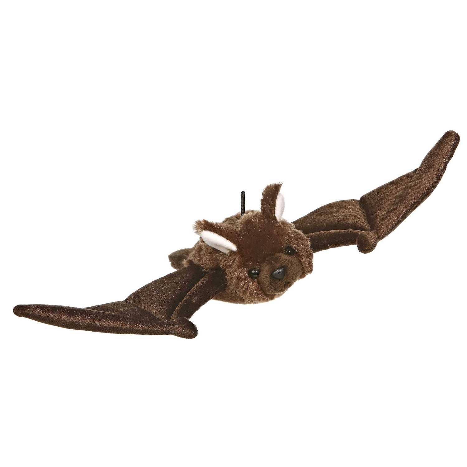 Детская мягкая игрушка Aurora Small Brown Mini Flopsie 8" Bat Adorable Stuffed Animal — фото 1