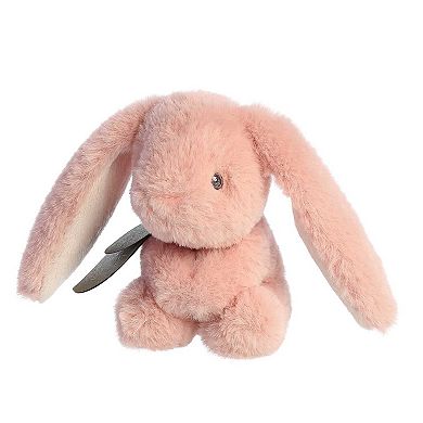 Ebba Small Pink Eco Ebba 6" Brenna Bunny Rattle Baby Stuffed Animal