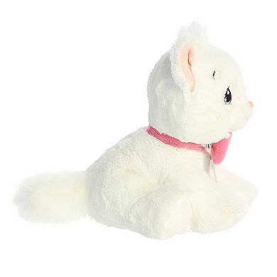 Aurora Small White Precious Moments 8.5" Cassie Kitten Inspirational Stuffed Animal
