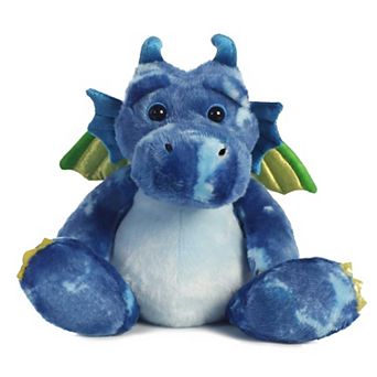 Aurora Medium Blue Dinos & Dragons 12" Verath Firebreath Ferocious Stuffed Animal