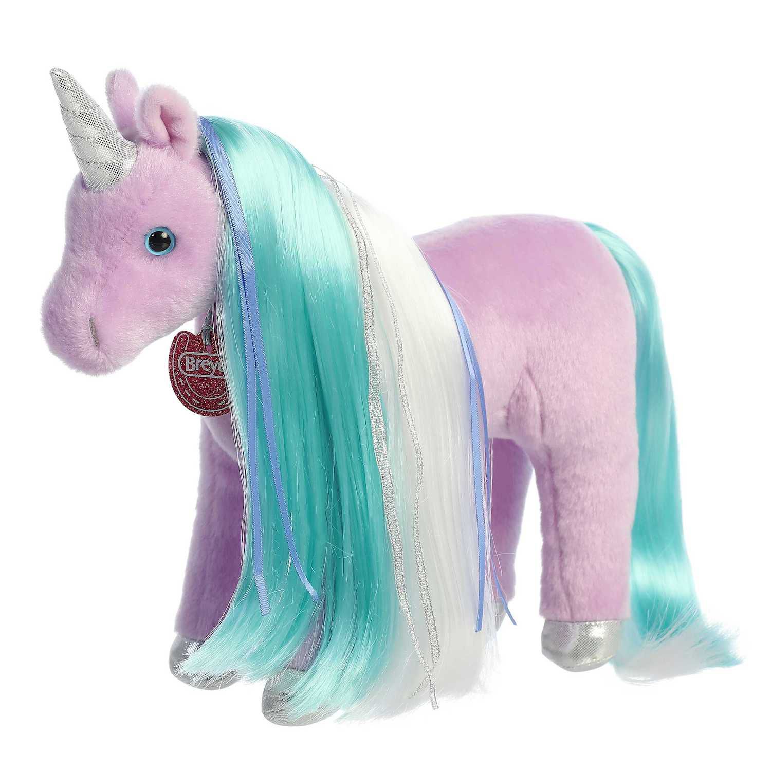 Детская мягкая игрушка Aurora Medium Purple Breyer 12" Twilight Unicorn Exquisite Stuffed Animal — фото 1