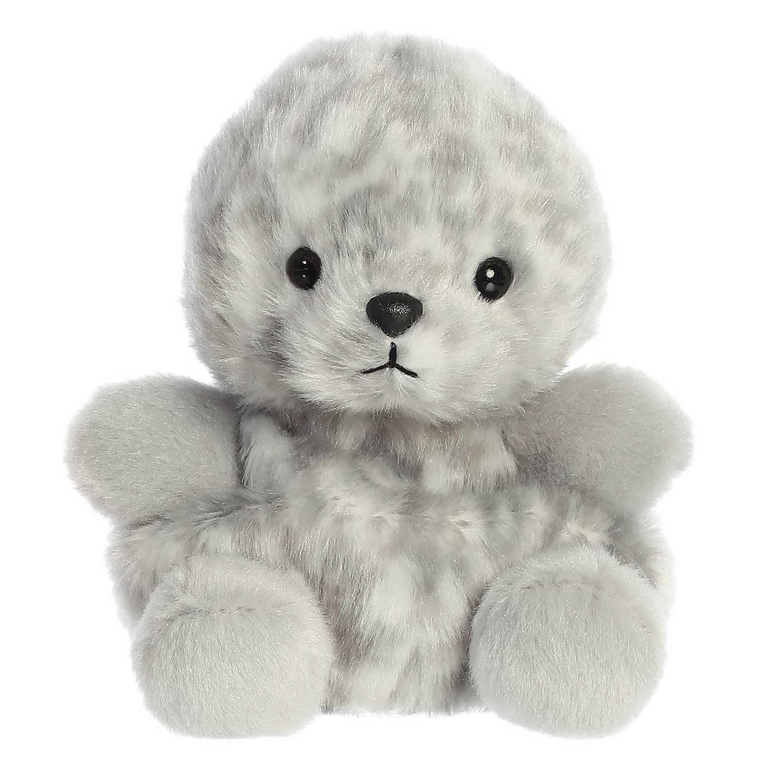 Детская мягкая игрушка Aurora Mini Grey Palm Pals 5" Marina Harbor Seal Adorable Stuffed Animal — фото 1