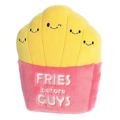 Aurora Small Yellow Just Sayin' 9" Fries Before Guys Witty Stuffed Animal