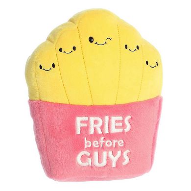 Aurora Small Yellow Just Sayin' 9" Fries Before Guys Witty Stuffed Animal