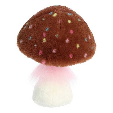 Aurora Small Brown Fungi Friends 9" Chocolate Cupcake Vibrant Stuffed Animal