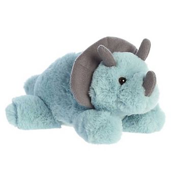Aurora Small Blue Mini Flopsie 8" Triceratops Adorable Stuffed Animal