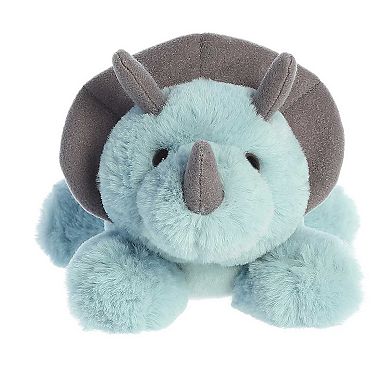 Aurora Small Blue Mini Flopsie 8" Triceratops Adorable Stuffed Animal
