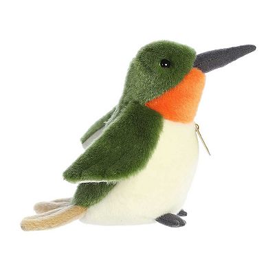 Aurora Small Green Miyoni 9" Ruby-throated Hummingbird Adorable Stuffed ...
