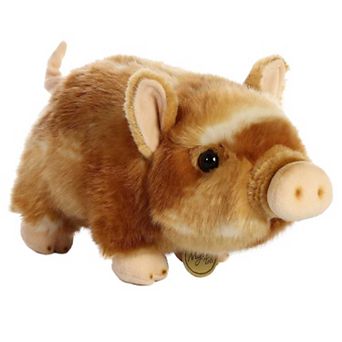 Aurora Medium Brown Miyoni Tots 11" Pot-bellied Piglet Two Color Adorable Stuffed Animal