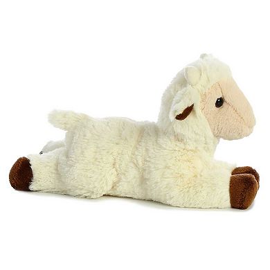 Aurora Small White Mini Flopsie 8" Goat Kid Adorable Stuffed Animal