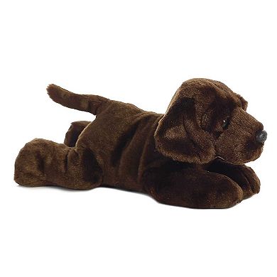 Aurora Medium Brown Flopsie 12" Max Chocolate Lab Adorable Stuffed Animal