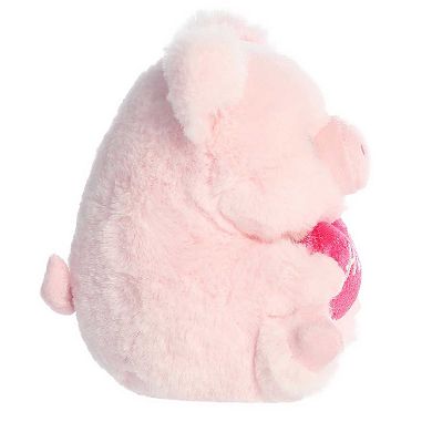 Aurora Mini Pink Rolly Pet 5" Hugs Pig Round Stuffed Animal