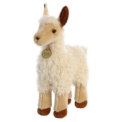 Aurora Medium Tan Miyoni 12" Llama Adorable Stuffed Animal