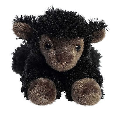 Aurora Small Black Mini Flopsie 8" Ebony Lamb Adorable Stuffed Animal
