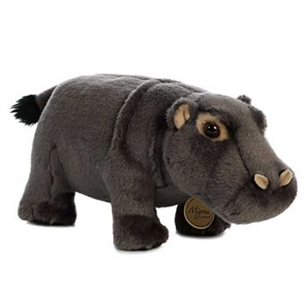Aurora Medium Gray Miyoni 10.5" Hippopotamus Adorable Stuffed Animal