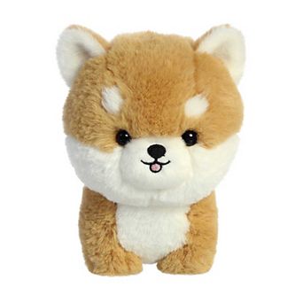 Aurora Small Brown Teddy Pets 7" Shiba Inu Playful Stuffed Animal