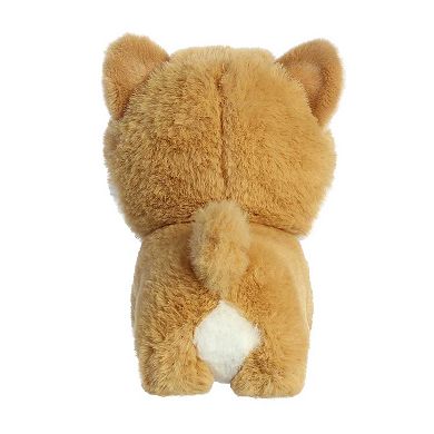 Aurora Small Brown Teddy Pets 7" Shiba Inu Playful Stuffed Animal