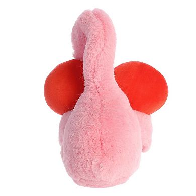 Aurora Medium Pink Valentine Heart Huggers 11" Fiora Flamingo Heartwarming Stuffed Animal