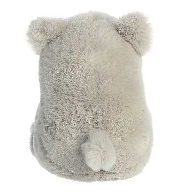 Aurora Mini Gray Rolly Pet 5" Hampshire Husky Round Stuffed Animal