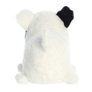 Aurora Medium White Schnozzles 11" Bronte Bull Terrier Playful Stuffed Animal