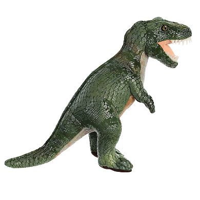 Aurora Medium Green Dinos & Dragons 11" Tyrannosaurus Rex Ferocious Stuffed Animal