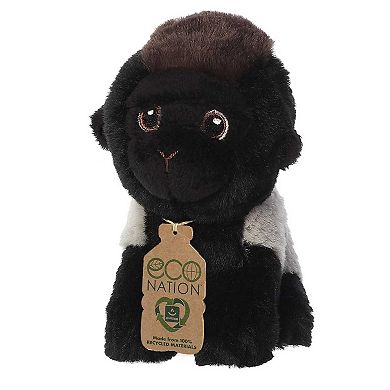 Aurora Mini Black Eco Nation 5" Gorilla Eco-friendly Stuffed Animal