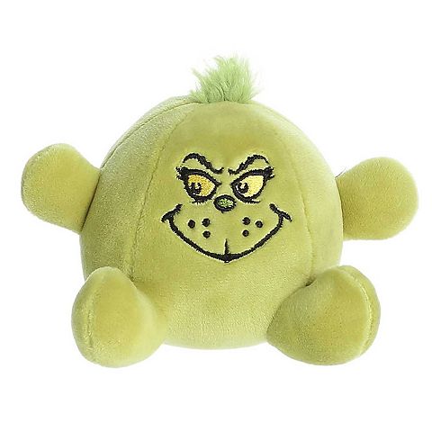 Детские мягкие игрушки Aurora Mini Green Dr. Seuss Stress Ball Grinch 3.5" Resting Grinch Face Whimsical Stuffed Animal