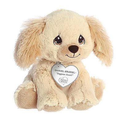Aurora Small Brown Precious Moments 8.5" Daniel Spaniel Inspirational Stuffed Animal