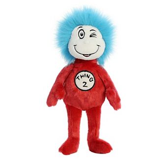 Aurora Medium Red Dr. Seuss 12" Thing 2 Whimsical Stuffed Animal