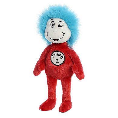 Aurora Medium Red Dr. Seuss 12" Thing 2 Whimsical Stuffed Animal