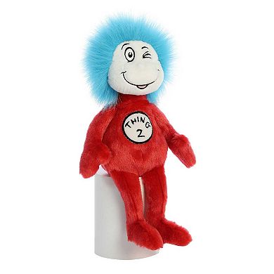 Aurora Medium Red Dr. Seuss 12" Thing 2 Whimsical Stuffed Animal