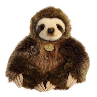 Aurora Large Brown Miyoni 14.5" Three-toed Sloth Adorable Stuffed Animal