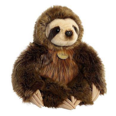 Aurora Large Brown Miyoni 14.5" Three-toed Sloth Adorable Stuffed Animal