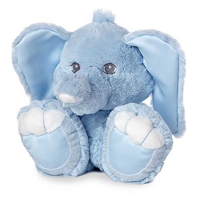 Ebba Medium Blue Baby Taddles 10" Elephant Blue Playful Baby Stuffed Animal