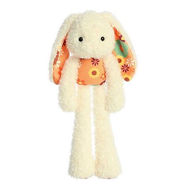 Aurora Large Cream Spring 14" Retro Bunny Vibrant Stuffed Animal