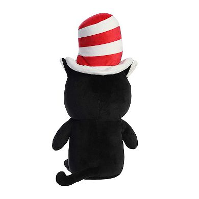 Aurora Medium Multi-color Dr. Seuss 9.5" Squishy Cat In The Hat Whimsical Stuffed Animal