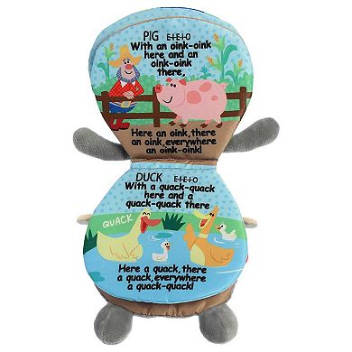 Ebba Small Multicolor Story Pals 9" Old Macdonald Educational Baby Stuffed Animal