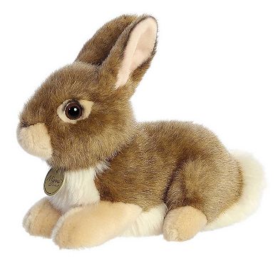 Aurora Medium Brown Miyoni 11" Eastern Cottontail Rabbit Adorable Stuffed Animal