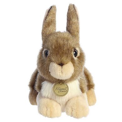 Aurora Medium Brown Miyoni 11" Eastern Cottontail Rabbit Adorable Stuffed Animal