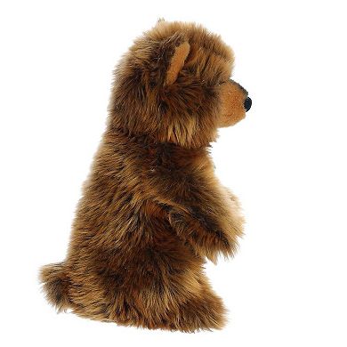 Aurora Medium Brown Miyoni Tots Sitting Pretty 10" Grizzly Bear Cub Adorable Stuffed Animal