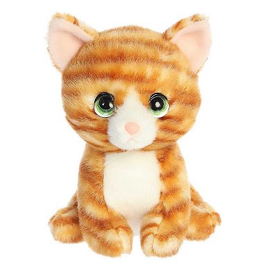 Aurora Small Orange Petites 7" Nacho Orange Tabby Expressive Stuffed Animal