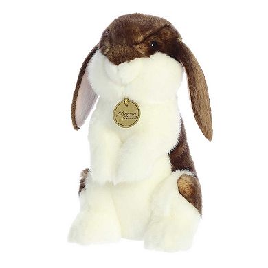 Aurora Medium Brown Miyoni Sitting Pretty 10" English Lop Rabbit Adorable Stuffed Animal