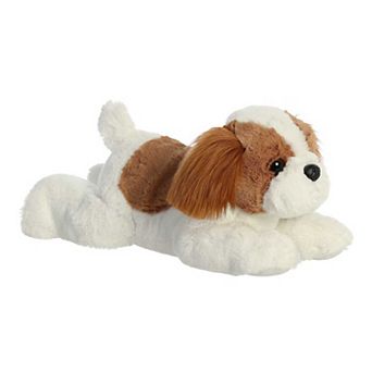 Aurora Medium White Flopsie 12" Stella Shih Tzu Adorable Stuffed Animal