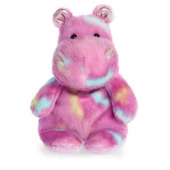Aurora Small Purple Jammies 8" Lingonberry Hippo Vibrant Stuffed Animal