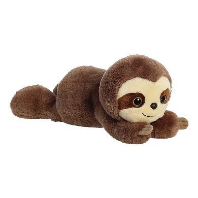 Aurora Medium Brown Flopsie 12" Smiles Sloth Adorable Stuffed Animal