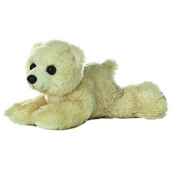 Aurora Small White Mini Flopsie 8" Artic Adorable Stuffed Animal