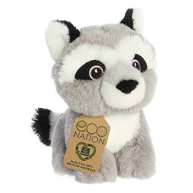 Aurora Mini Gray Eco Nation 5" Raccoon Eco-friendly Stuffed Animal