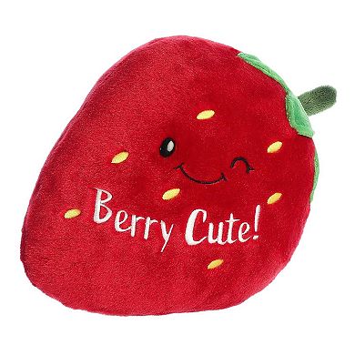 Aurora Small Red Just Sayin' 8.5" Berry Cute Witty Stuffed Animal