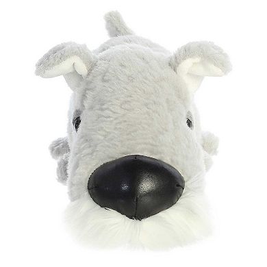 Aurora Medium Grey Schnozzles 11" Sinclair Schnauzer Playful Stuffed Animal
