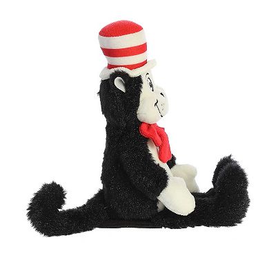 Aurora Small Multi-color Dr. Seuss Shoulderkin 8" Cat In The Hat Whimsical Stuffed Animal